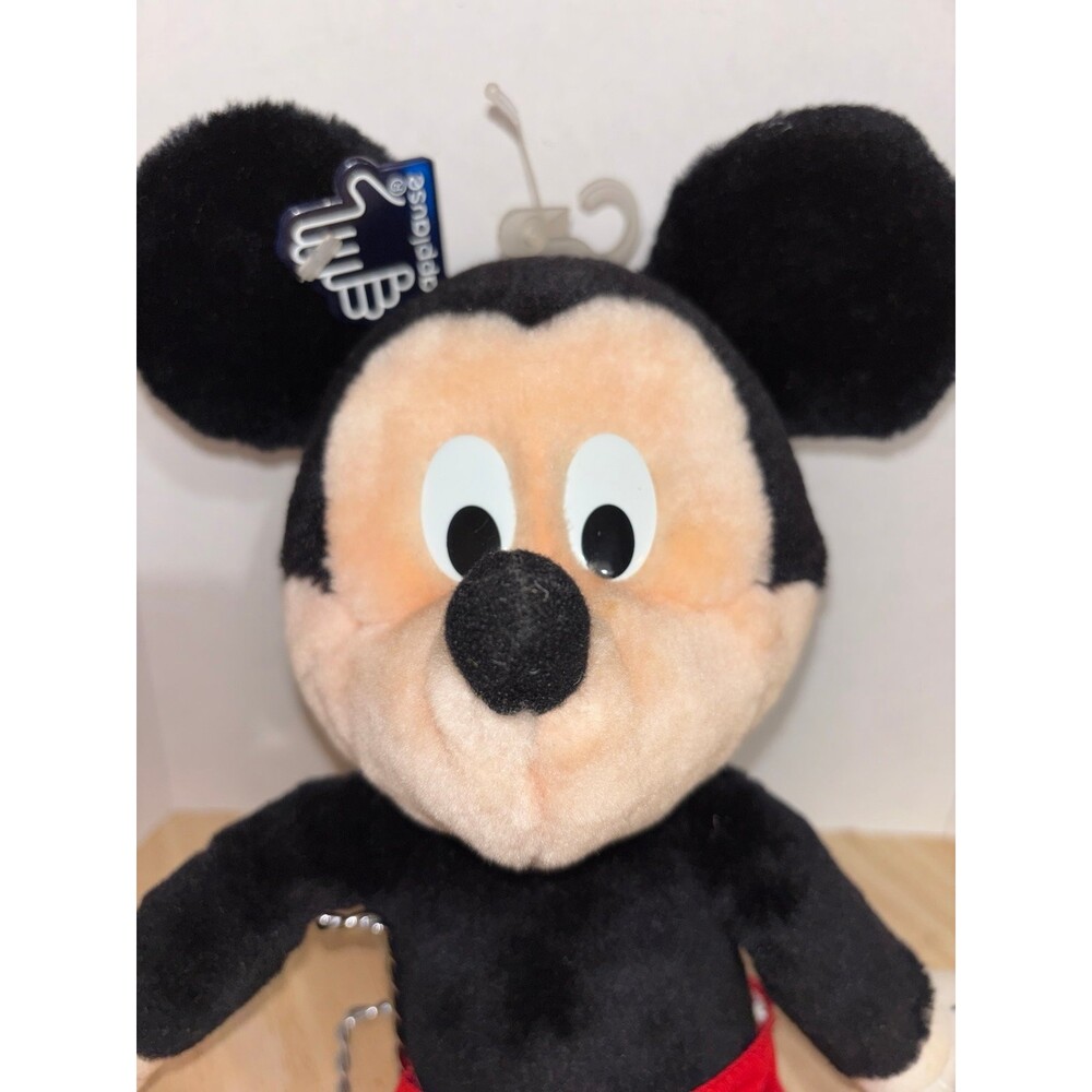 Vintage 1990s Mickey Mouse Applause plush 12 inch Classic Mickey - Picture 2 of 8